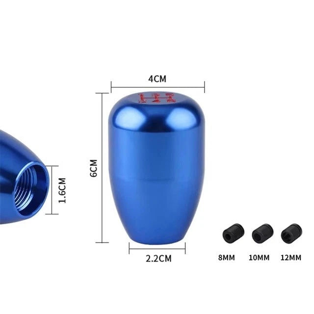 Aluminium Manual Gear Knob for M12 M10 M8 Universal Fitment NEW Sealed Free Post