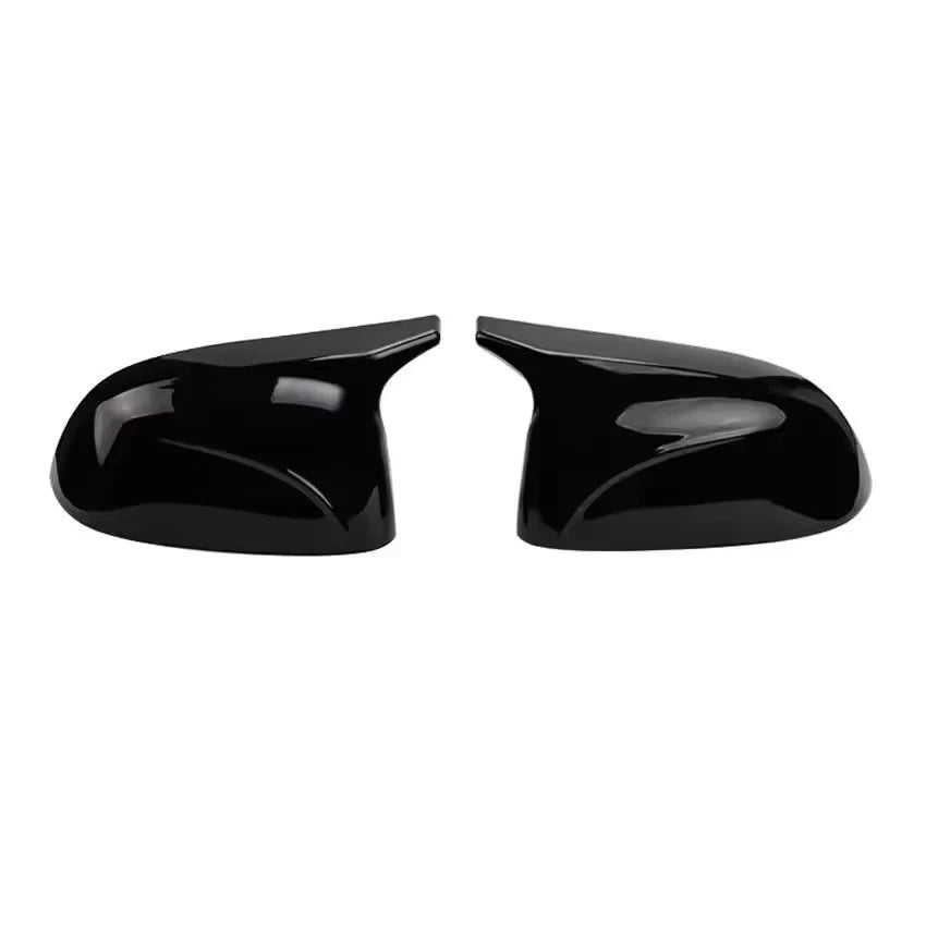 2PCS Gloss Black Carbon Rear View Mirror Cover for BMW X3 X4 X5 X6 X7 2018–2023