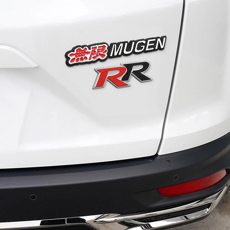 Mugen RR Honda Boot Badge Emblem S2000 Integra Jazz Odyssey Civic Accord CRV HRV