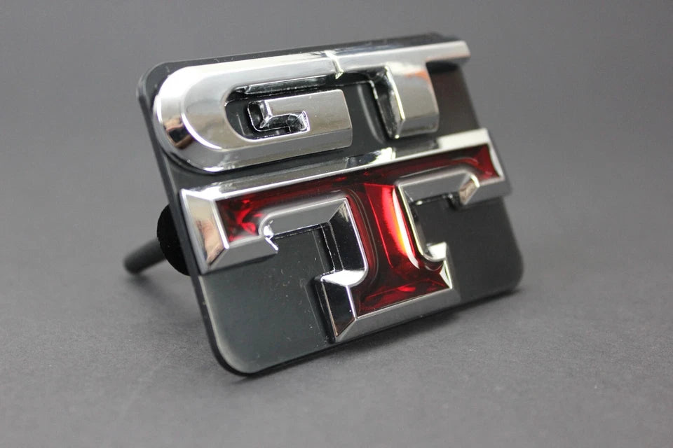 GTT Grill Badge Emblem Silver & Red for Nissan Skyline R32 R33 R34 R35 GT
