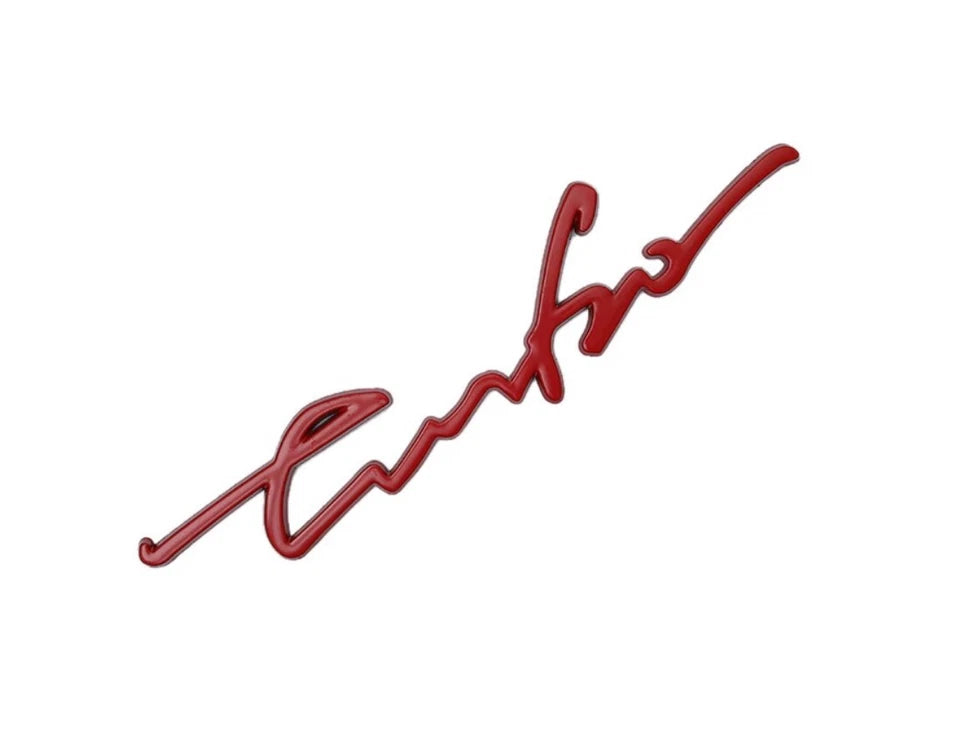 Turbo Boot Badge Red Emblem for Toyota Nissan Mazda Honda Subaru NEW AUS