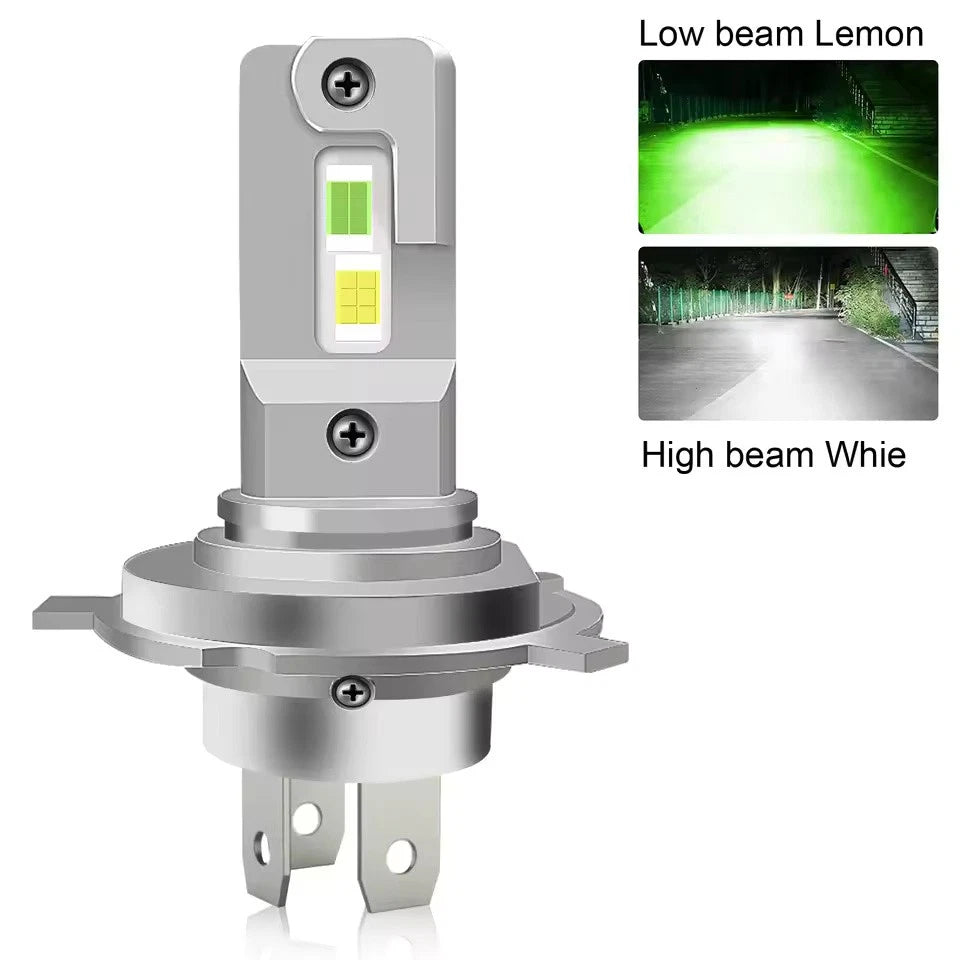 Ultra-Bright H4/9003 HB2 LED Headlight Bulbs 30 000LM 6000K CANBUS High/Low Beam