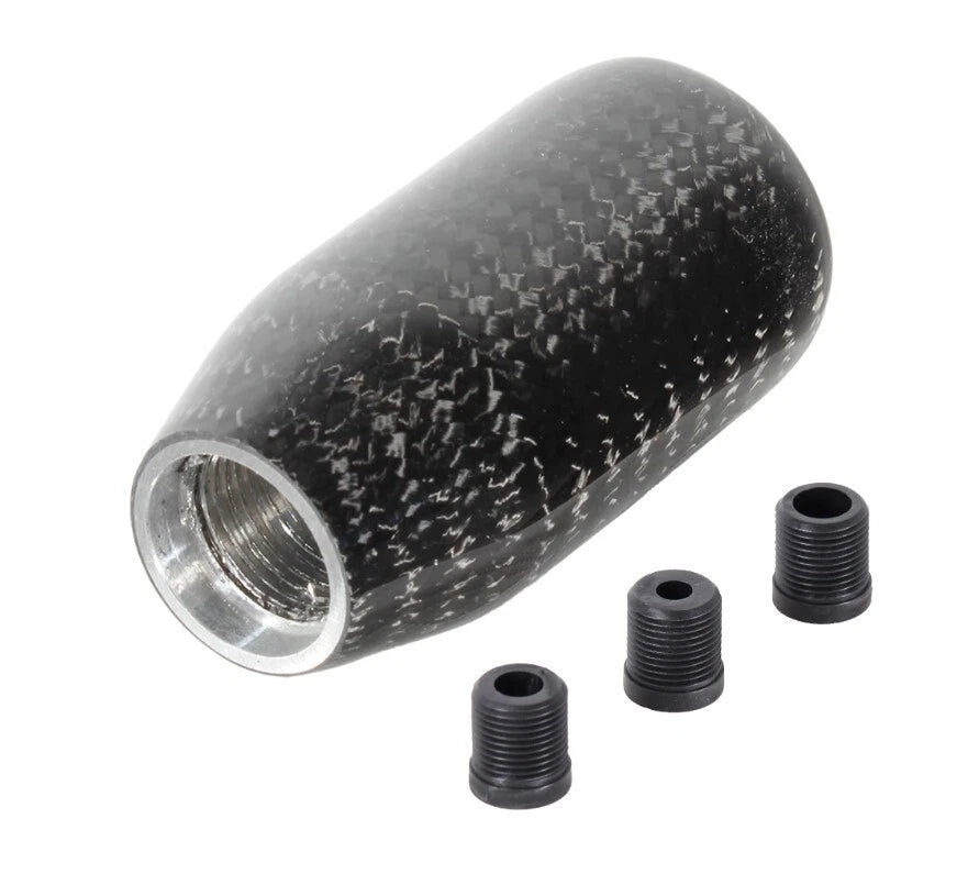 JDM Genuine Carbon Fibre Gear Shift Knob M12x1.25 M10x1.5 M10x1.25 M8x1.25