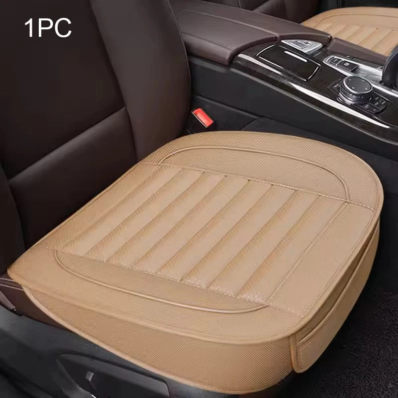 SEAMETAL Premium PU Leather Car Seat Cover Set Universal Fit Cushion Protector