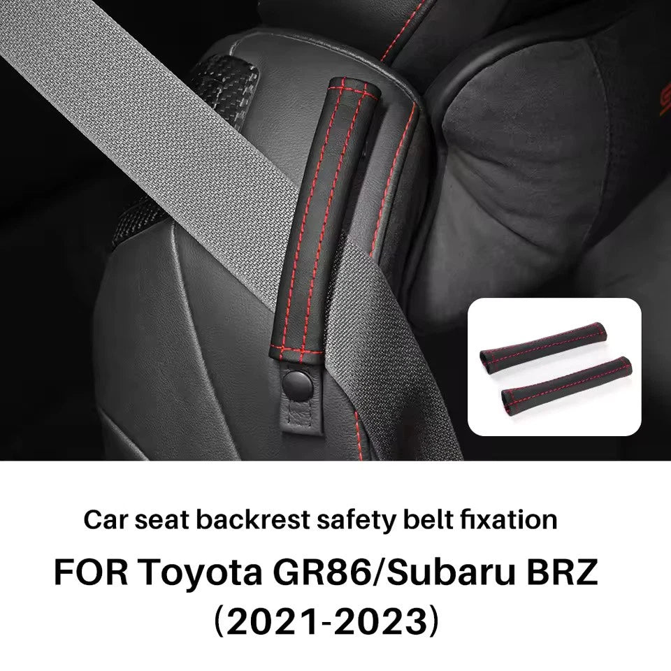 2 Pcs Seat Belt Protection Cover for Toyota GR86 Subaru BRZ 2012 - 2024