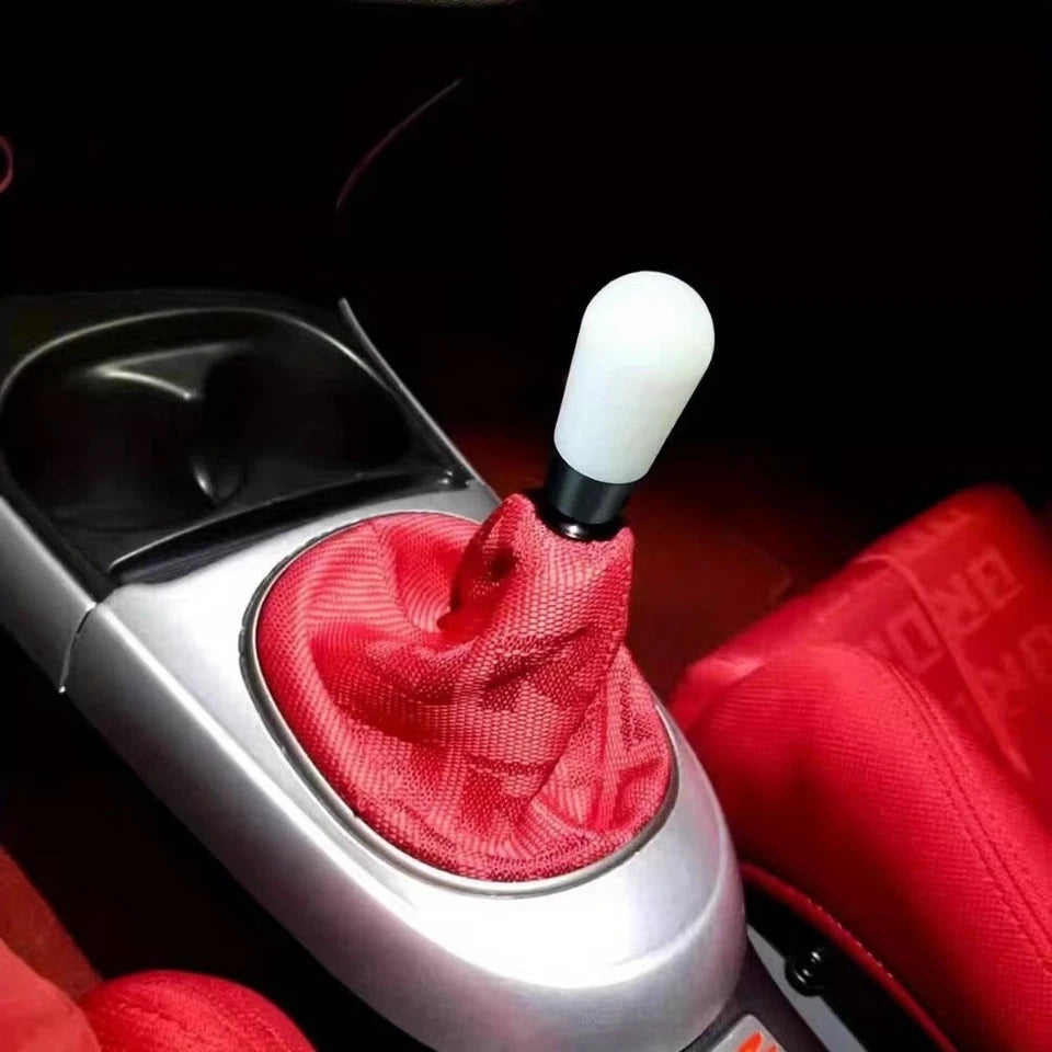 NEW Style White & Black Manual Gear Knob Shift Universal Fitment M12 M10 M8