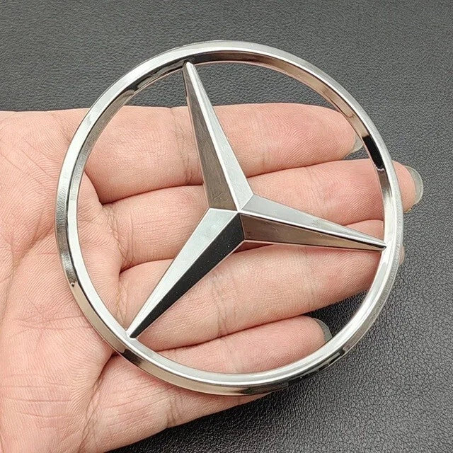 C63S Emblem Badge Set Chrome Silver for Sedan or Coupe C205 W205 Mercedes AMG