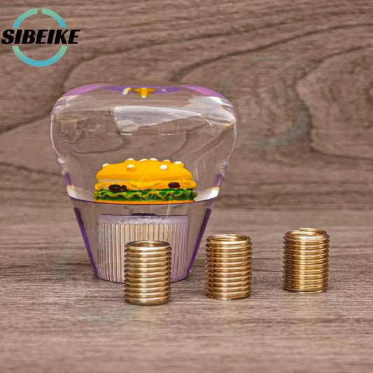 Hamburger Sushi Style Shift Gear Knob M12x1.25 M10x1.5 M10x1.25 M8x1.25