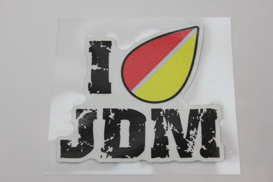 I Love JDM Decal Sticker Vinyl for Nissan Mazda Toyota Mitsubishi Honda