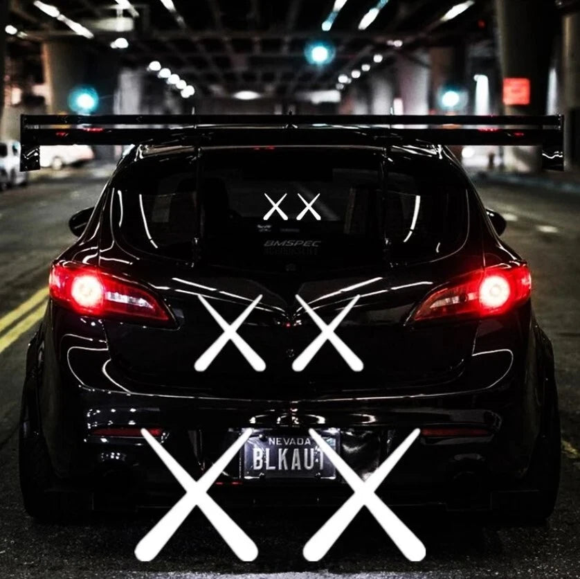 X X Dead Eyes JDM Racing Decal 110mm Stickers for Toyota Nissan Mitsubishi Mazda