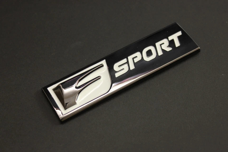F Sport Emblem Gloss Black for IS ES GS RC RX UX NX ED LC LS RZ LBX CT Hybrid