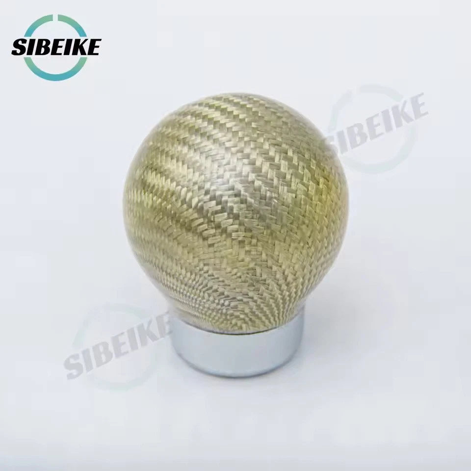 Carbon Fiber Aluminum Gear Shift Knob M12x1.25 M10x1.5 M10x1.25 M8x1.25