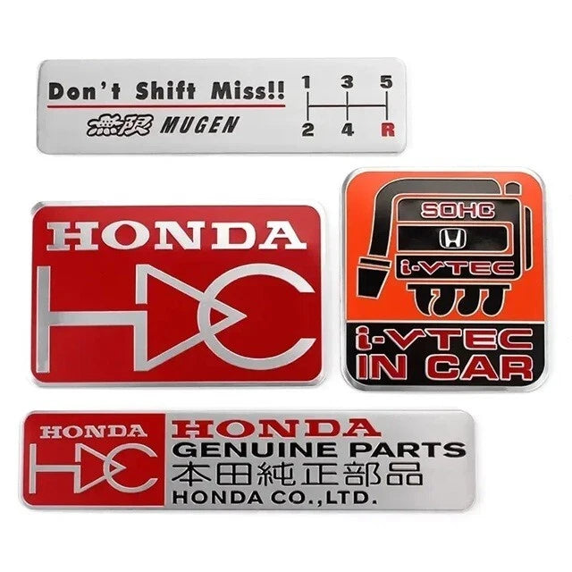 Honda Motorsport Mugen Power Badge Emblem for Jazz Civic Accord CRV HRV Odyssey