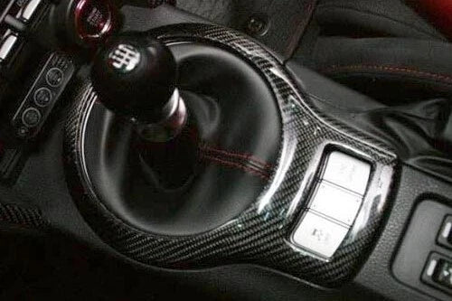 Night Kids Transmission Gear Trim Cover Carbon Fibre fits Toyota 86 Subaru BRZ