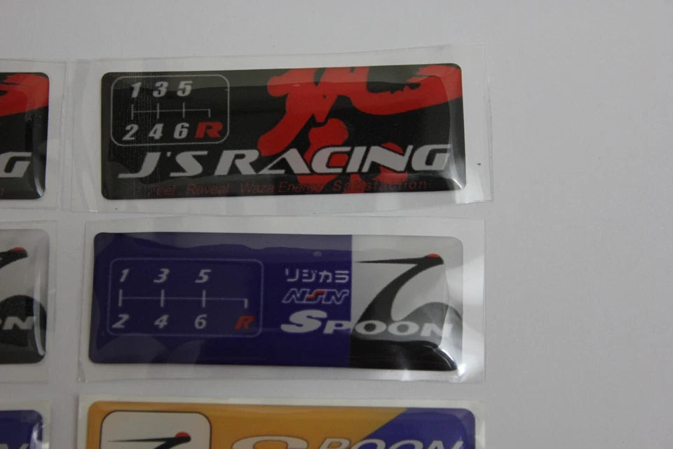 Spoon 5 Speed Gear Configuration Decal Sticker Honda Accord Civic Jazz HRV CRV