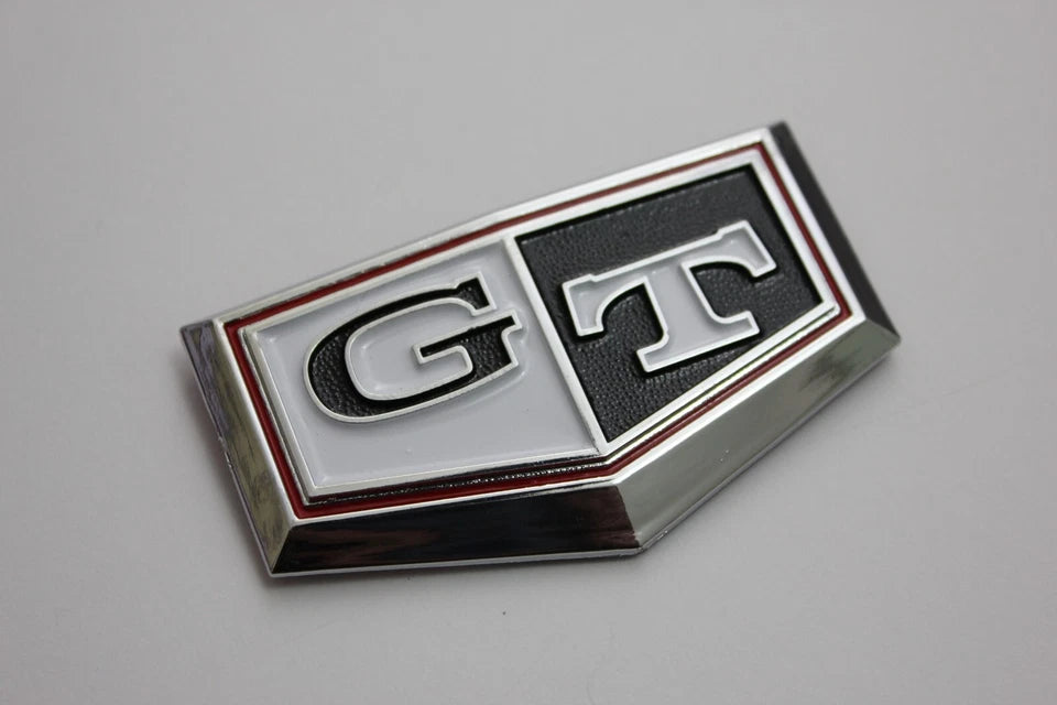 GT Side Fender Badge Black Emblem for Skyline R32 R33 R34 GTST GTT GT NEW AUS