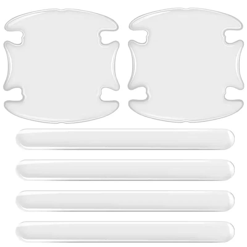 Clear Car Door Handle Bowl Protectors Invisible Anti-Scratch & Anti-Collis NEW