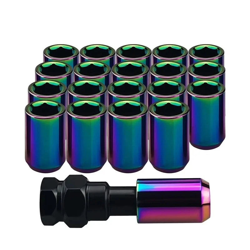 20 Pcs Racing Spec Steel Lug Nuts Screw M12x1.25 M12x1.5 20Pcs Set Open Ended