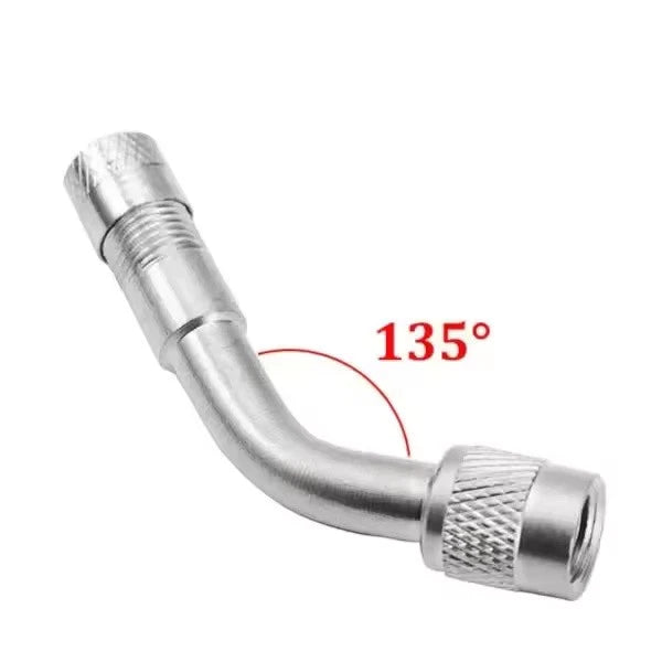 Universal 45° 90° 135° Angle Valve Extension Adapter Bent Air Tyre Valve Connect