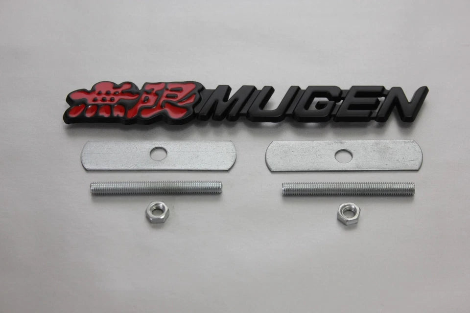 Mugen Honda Grill & Boot Badge Metal Emblem Jazz Civic Accord S2000 CL9 CL7