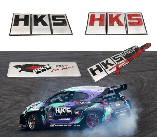 HKS Power & Sport Badge Emblem for Honda EVO Toyota Subaru Nissan Skyline Mazda