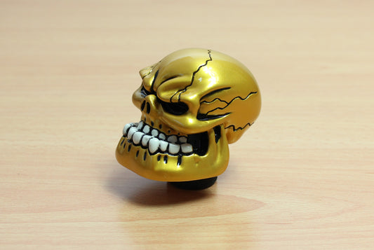 Gold Angry Skull Gear Knob (Universal)