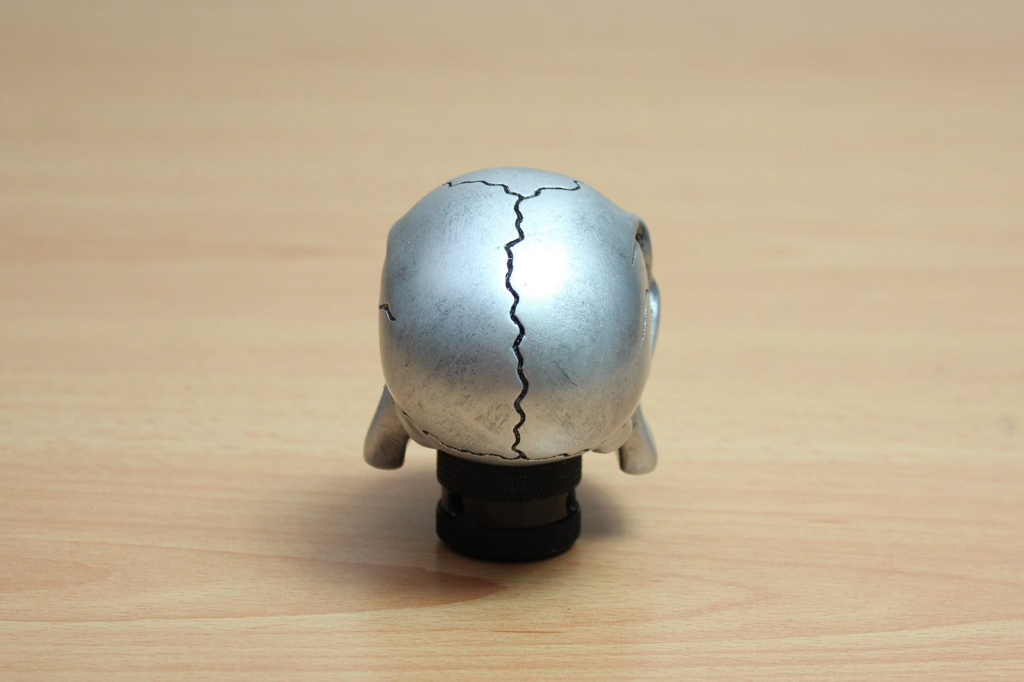 Silver Angry Skull Gear Knob  (Universal)