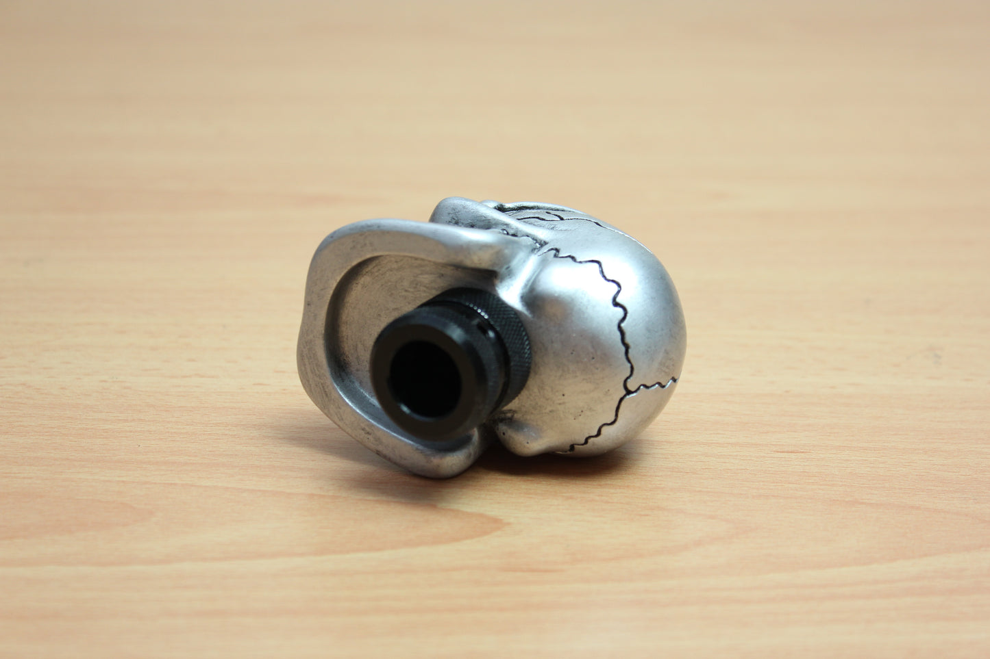 Silver Angry Skull Gear Knob  (Universal)