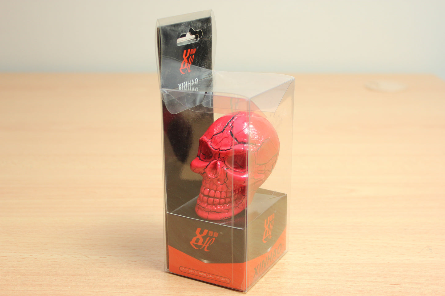 Red & Black Skull Head Gear Knob (Universal)