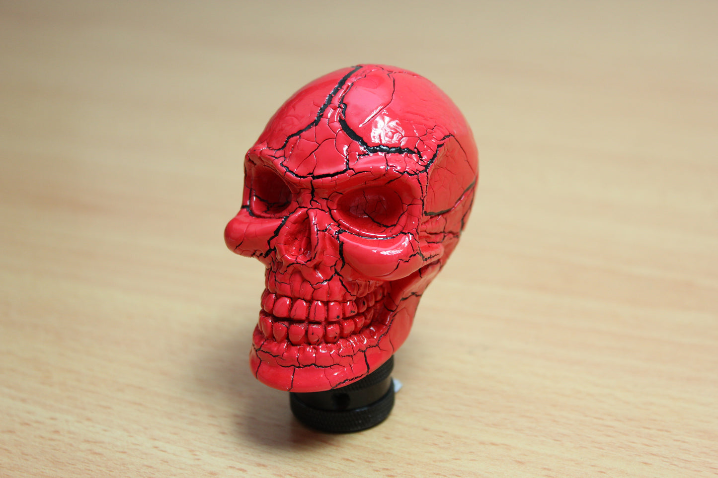 Red & Black Skull Head Gear Knob (Universal)