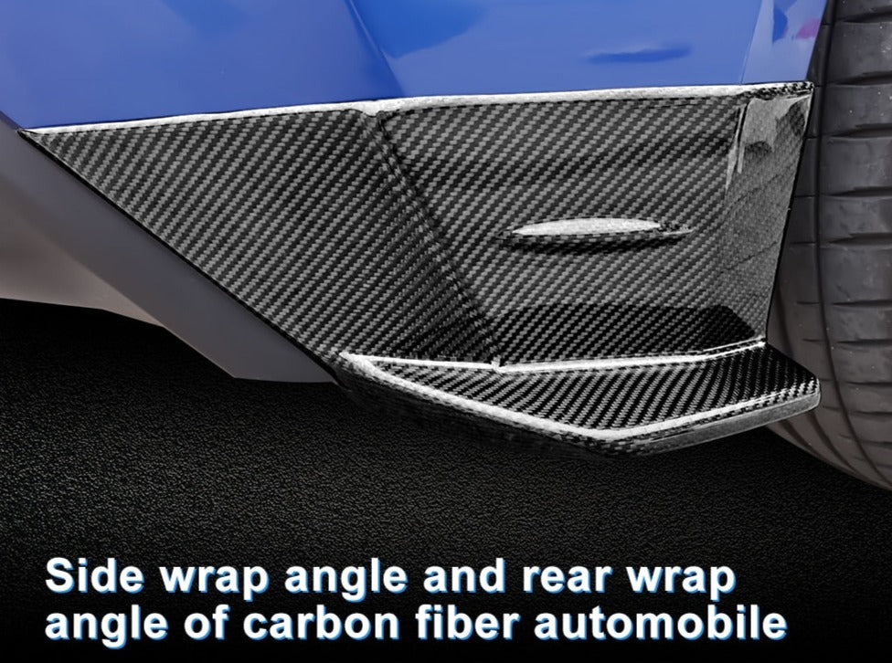 Rear Pod Canards Genuine Carbon Fibre (Subaru BRZ 22+) (Toyota GR86 22+)